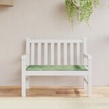 vidaXL Blazina za vrtno klop vzorec listov 120x50x3 cm oxford tkanina Cene