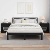  Stranska miza 2 pcs Črna Orehovina 40,5 x 40 x 45 cm, (5000201718) | Shoptok.si