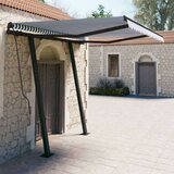  Tenda na ručno uvlačenje sa stupovima 3 x 2 5 m plavo-bijela | shoptok.hr