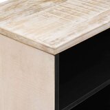 TV ormar s pohranom Bijelo 80 x 31 5 x 46 cm Čvrsto drvo manga - Bijelo | shoptok.hr