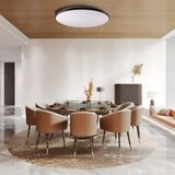  LED prigušiva stropna svetiljka KERN LED/100W/230V pr. 100 cm crna + daljinski upravljač | Eponuda.com
