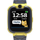 KIDS smartwatch, 1.54 inch colorful screen, Camera 0.3MP, Mirco SIM card, 32+32MB, GSM(850/900/1800/1900MHz), 7 games inside, 380mAh battery, compatibility with iOS and android, Yellow, host: 54*42.6*13.6mm, strap: 230*20mm, 45g | Eponuda.ba