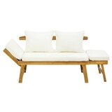Bessagi Garden Vrtni Ležalnik Pia, Naravne Barve, Akacija | Shoptok.si