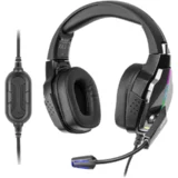 Slušalice sa mikrofonom, gaming, RGB, 7.1 - GAMEZONE Hydra PRO RGB 7.1, Crne