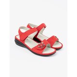 Shelvt Red sandals with leather insole | shoptok.hr
