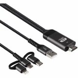 Linkom Kabl 3in1 HDMI - USB Micro/Tip C/Iphone 2K 2m cene