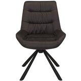Mömax stol rebel, vrtljiv, temno siva, črna | Shoptok.si