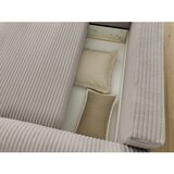 Bobochic Paris Svijetlo siva/bež sklopiva kutna garnitura od samta (s lijevim kutom) Lucien – | shoptok.hr