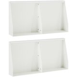  Zid za zadržavanje 4 kom. 40 x 12 x 30 cm Čelik Bijela | shoptok.hr