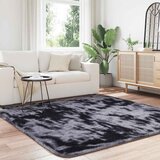  Čupavi tepih s visokim vlaknima NAVARRA tamnosiva 200x200 cm | shoptok.hr