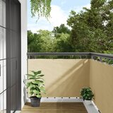 vidaXL Vrtno platno za zasebnost krem 400x90 cm PVC Cene