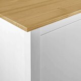 Trokrilni ormar Hill bijeli 127 x 50 x 170 cm masivna borovina | shoptok.hr