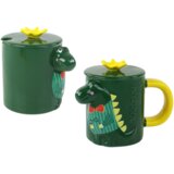  Zelena šalica s dinosaurom 400 ml | shoptok.hr
