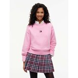 Tommy Jeans Puloverji Tjw Fluffy Badge Swe Rožnata Cene