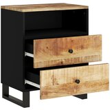  Noćni ormarić 50x33x62 masivno drvo bagrema i konstruirano drvo | Eponuda.com
