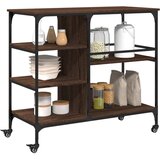  Kuhinjska kolica boja hrasta 100x45x89,5 cm konstruirano drvo | shoptok.hr