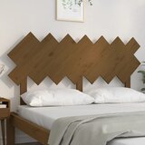  Uzglavlje za krevet boja meda 151,5x3x81 cm masivna borovina | shoptok.hr