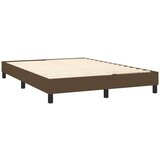  Box spring s madracem LED tamnosmeđi 140x200 cm tkanina | shoptok.hr