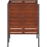  Ekran za kante za smeće 167 x 85 x 113 cm Otporni čelik Rđa | shoptok.hr