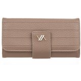 Verde Novčanik ženski pravougaoni sa štepom 1475, 19×2×10 cm svetlo braon ( 16NZV1475V ) Cene