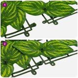  Zaslon za balkon s lišćem Zelena i žuta 400 x 75 cm | shoptok.hr