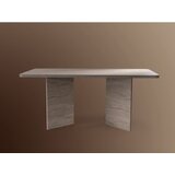 Hanah home trpezarijski sto travertin loft 2931 | ePonuda.com