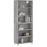  Visoka komoda siva sonome 69,5x32,5x180 cm konstruirano drvo | shoptok.hr