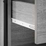  Ormar za cipele 76 x 36,5 x 93 cm Konstruirano drvo Siva Sonoma Slike