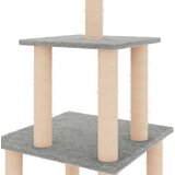  Penjalica za mačke sa stupovima za grebanje svjetlosiva 111 cm | Eponuda.ba