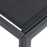 vidaXL Vrtna sedežna garnitura 6 pcs Črna Aluminij | Shoptok.si