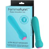 FemmeFunn Ultra Bullet - punjivi, vrhunski štapni vibrator (tirkizna) | shoptok.hr