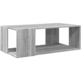 Maison Chic Klubska mizica - kavna mizica - Nizka mizica siva sonoma 89,5x48x30 cm inženirski les, (21752421) Cene
