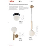  redo 01-3128 - plafonsko svetlo haiku 1xE14/28W/230V preč. 18 cm mesing | Eponuda.com