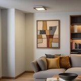 Eglo LED RGBW prigušiva nadgradni panel SALOBRENA-C LED/16W/230V smeđa + daljinski upravljač | Eponuda.com