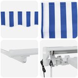  Skrovita tenda Prugasti Plava 350 x 200 cm tkanina | shoptok.hr