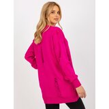 RUE PARIS Cardigan-LC-SW-8042.08X-Fuchsia | Shoptok.si