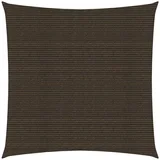  Senčno jadro 160 g/m² rjavo 6x6 m HDPE, (20965703)