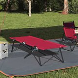  Sklopivi kamperski krevet Crvena 206 x 76 x 74 cm Cijene