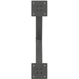  Noge za klub stolić u obliku slova X, 2 kom, antracit, 50 x (30-31) cm, čelik | Shoptok.si