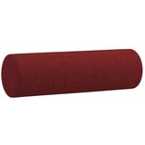  Jastuci 2 kom crvena boja vina Ø 15 x 50 cm od tkanine | shoptok.hr