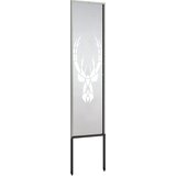  Privatnost u vrtu Srebrno 32 x 140 cm Nehrđajući čelik | shoptok.hr