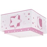 Dalber 63236S - Dečija plafonska svetiljka MOONLIGHT 2xE27/60W/230V ružičasta | Eponuda.com