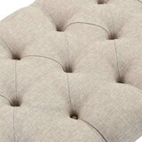 In Klop za shranjevanje iz trdnega lesa in blaga 103x51x44 cm | Shoptok.si