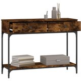  Konzolni stol boja hrasta 100 x 34,5 x 75 cm konstruirano drvo | Eponuda.com