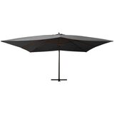  Konzolni suncobran s drvenom šipkom 400 x 300 cm antracit | shoptok.hr