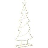  Metalno božićno drvce sa stalkom KUOPIO 125 cm Čelik Zlatno - 125 cm Zlatno | shoptok.hr