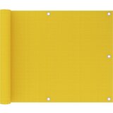vidaXL Balkonsko platno rumeno 75x600 cm HDPE Cene