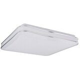 Globo LED stropna svetilka Lassy (24 W, Do x Š x V: 33,5 x 33,5 x 7,3 cm, Bele barve, Opal, Topla bela) | Shoptok.si