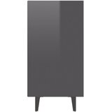  Komoda sjajna siva 103,5 x 35 x 70 cm od konstruiranog drva | Eponuda.com