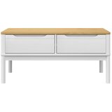 Stolić za kavu FLORO bijeli 99 x 55,5 x 45 cm od borovine | Eponuda.com